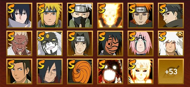 火影忍者V12 20S忍 54A忍 74忍 100W内战力 见习