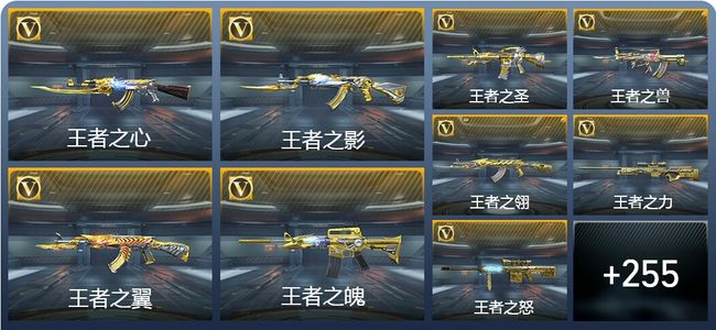 穿越火线：枪战王者V9 43王者武器 277英雄武器 7英雄角色 439万化 枪圣SSS