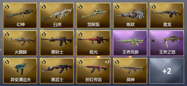 穿越火线（CF）2王者武器 16V武器 6皮肤 可排位 枪王