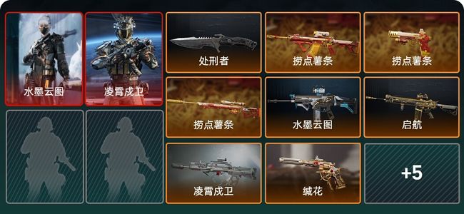 三角洲行动总资产10.3M 2干员外观 1近战 12传说枪械 烽火：青铜 战场：军士长