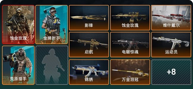 三角洲行动总资产69M 3干员外观 2传说近战 16传说枪械 钻石