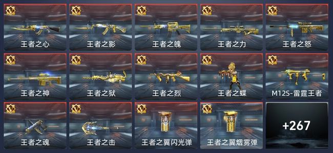 穿越火线：枪战王者23王者 274英雄武器 7英雄角色 592万化 专家S