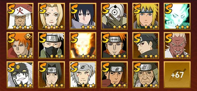 火影忍者V15 33S忍 51A忍 244忍 4292S碎片 28通灵 1000W战力 前50名 下忍