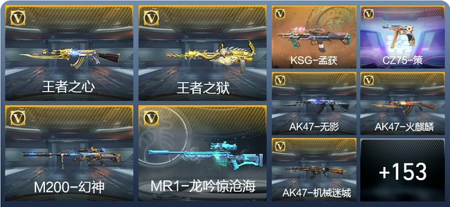 穿越火线：枪战王者V3 3王者武器 203英雄武器 4英雄角色 枪王