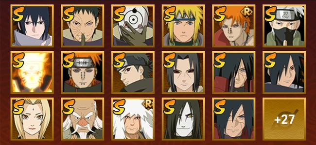 火影忍者V11 22S忍 28A忍 50忍 100W内战力 见习