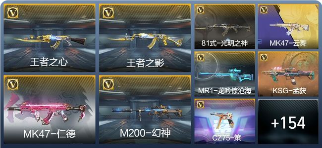 穿越火线:枪战王者V5 5王者武器 179英雄武器 5英雄角色 267万化 枪圣SSS