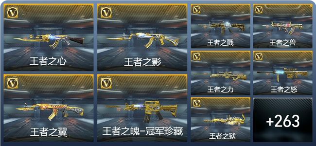 穿越火线：枪战王者V9 29王者武器 281英雄武器 15英雄角色 550万化 枪皇SSS