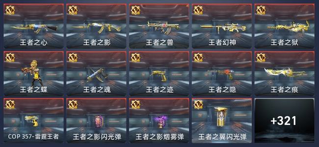 穿越火线：枪战王者V8 40王者 323英雄武器 12英雄角色 634万化 专家S