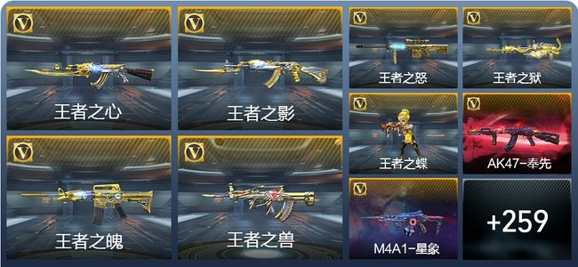 穿越火线：枪战王者V8 31王者武器 268英雄武器 18英雄角色 472万化 大师