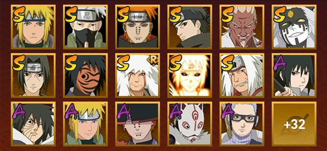 火影忍者V11 12S忍 37A忍 164忍 1610S碎片 18通灵 800W战力 前500名 中忍