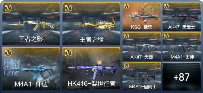 穿越火线：枪战王者V1 5王者武器 108英雄武器 3英雄角色 117万化 枪王SS