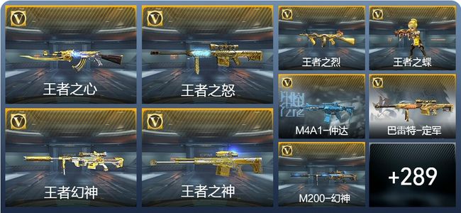 穿越火线：枪战王者V8 24王者武器 336英雄武器 8英雄角色 451万化 枪王SSS