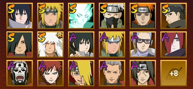 火影忍者V9 9S忍 20A忍 29忍 300W战力 见习