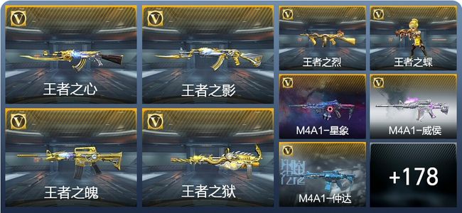 穿越火线：枪战王者V8 28王者武器 232英雄武器 新锐