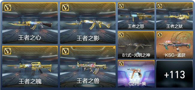 穿越火线：枪战王者【苹果版】V8 18王者武器 158英雄武器 新锐