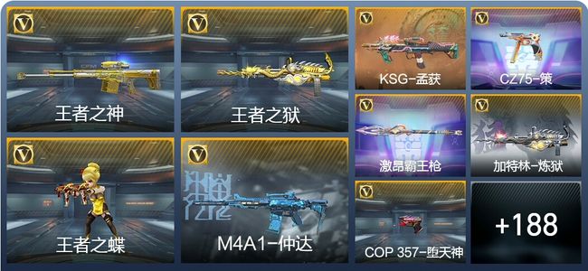 穿越火线：枪战王者V5 11王者武器 214英雄武器 3英雄角色 362万化 专家S