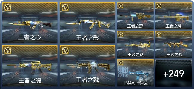 穿越火线：枪战王者V9 33王者武器 272英雄武器 8英雄角色 687万化 枪王S