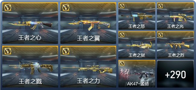 穿越火线：枪战王者V9 34王者武器 330英雄武器 14英雄角色 647万化 专家S