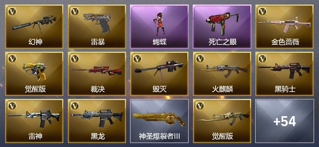 穿越火线（CF）3王者武器 73V武器 28皮肤 可排位 枪王