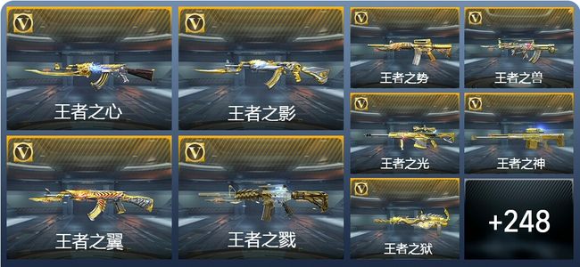 穿越火线：枪战王者V8 26王者武器 282英雄武器 7英雄角色 532万化 枪皇SSS