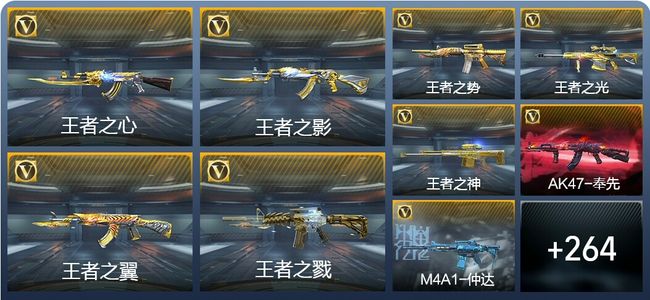 穿越火线：枪战王者V8 24王者武器 305英雄武器 45英雄角色 569万化 传奇