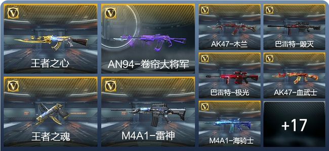 穿越火线：枪战王者2王者武器 27英雄武器 22万化 专家