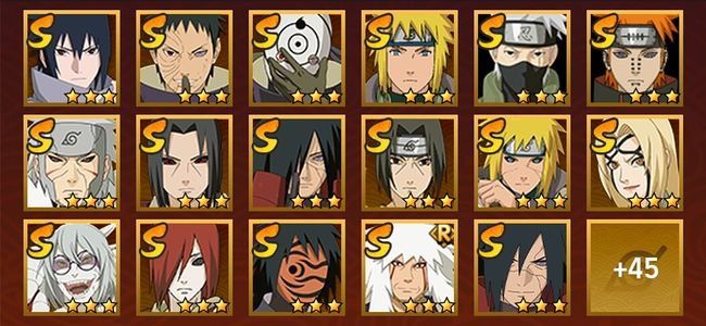 火影忍者V10 19S忍 43A忍 199忍 2344S碎片 19通灵 900W战力 前500名 上忍