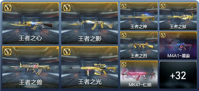 穿越火线：枪战王者14王者武器 246英雄武器 10英雄角色 新锐