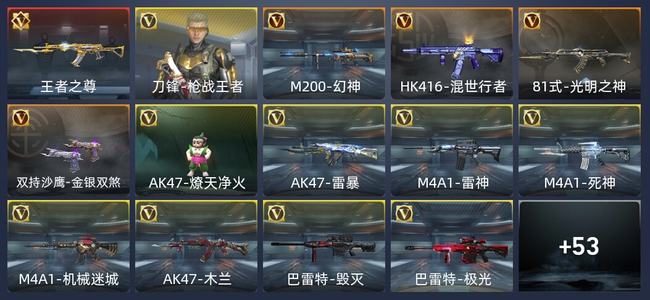 穿越火线：枪战王者1王者 138英雄武器 1英雄角色 新锐
