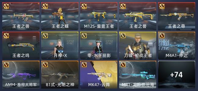 穿越火线：枪战王者3王者 176英雄武器 6英雄角色 新锐