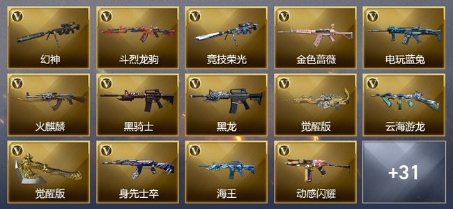 穿越火线（CF）40V武器 1V角色 9皮肤 可排位 枪王