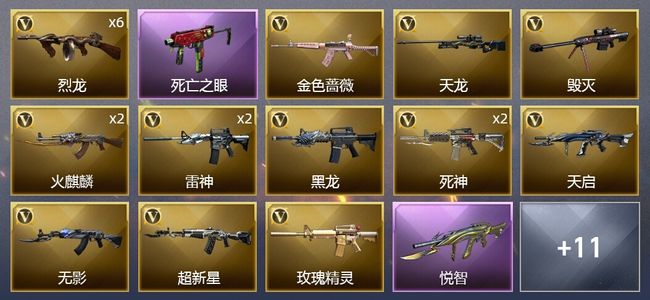 穿越火线（CF）3王者武器 30V武器 13皮肤 可排位 新锐