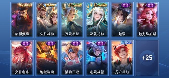 王者荣耀V3 1典藏 1传说 9史诗 36皮肤 荣耀黄金III