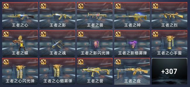 穿越火线：枪战王者20王者 309英雄武器 12英雄角色 556万化 专家S