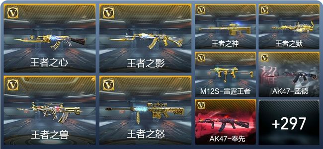 穿越火线：枪战王者23王者武器 306英雄武器 8英雄角色 553万化 枪圣