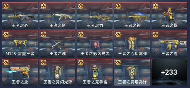 穿越火线：枪战王者V6 16王者 237英雄武器 10英雄角色 394万化 枪王S