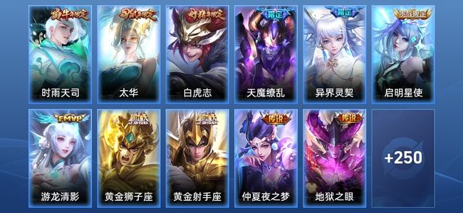 王者荣耀【苹果版】13传说 75史诗 261皮肤 荣耀黄金IV