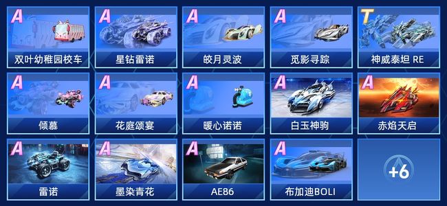 QQ飞车手游V4 1永久T车 16永久A车 20永久赛车 17宠物 男号 星耀