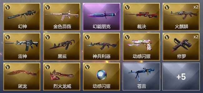 穿越火线（CF）14V武器 15皮肤 可排位 新锐