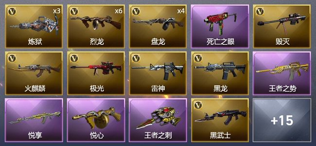 穿越火线（CF）4王者武器 36V武器 3V角色 8皮肤 可排位 专家