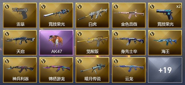 穿越火线（CF）40V武器 2V角色 5皮肤 可排位 枪王