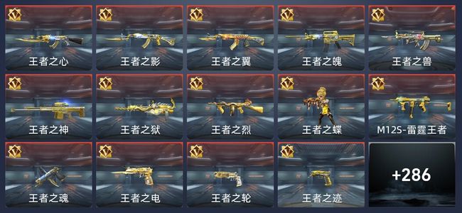 穿越火线：枪战王者V9 34王者 286英雄武器 14英雄角色 618万化 传奇