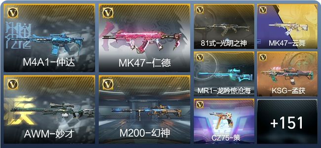 穿越火线：枪战王者V6 3王者武器 176英雄武器 8英雄角色 381万化 枪皇