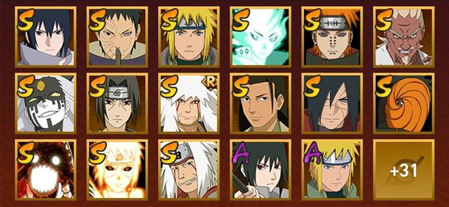 火影忍者V9 17S忍 31A忍 158忍 2052S碎片 19通灵 800W战力 前1000名 暗部