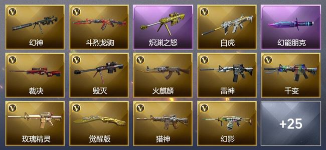 穿越火线（CF）3王者武器 39V武器 16皮肤 可排位 传奇