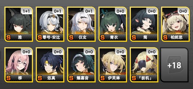 绝区零32黄 23角色黄 17S角色 9S音擎 12S邦布 女主 60