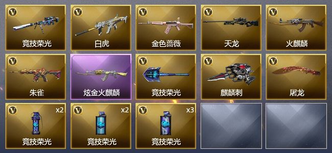 穿越火线（CF）1炫金武器 16V武器 可排位 新锐