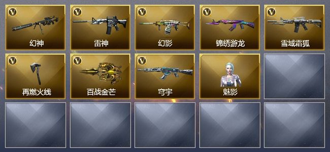 穿越火线（CF）8V武器 5皮肤 可排位 传奇