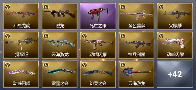 穿越火线（CF）33V武器 4V角色 8皮肤 可排位 枪王