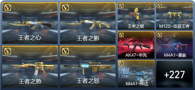 穿越火线：枪战王者21王者武器 236英雄武器 6英雄角色 466万化 枪王SSS